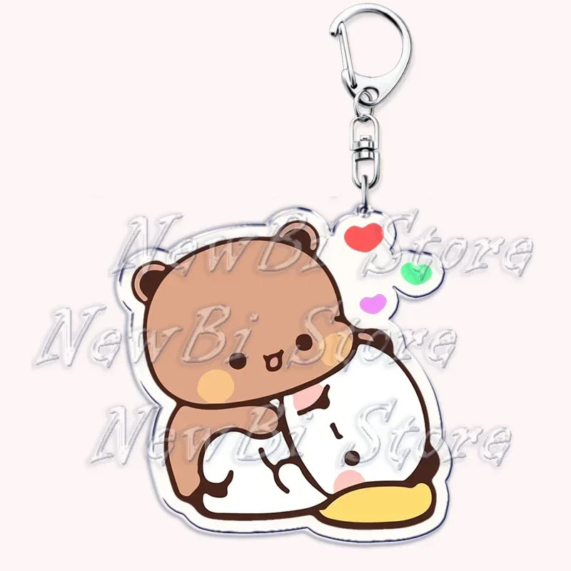 Bubu & Dudu Keychain – Cute Panda Bear Charm