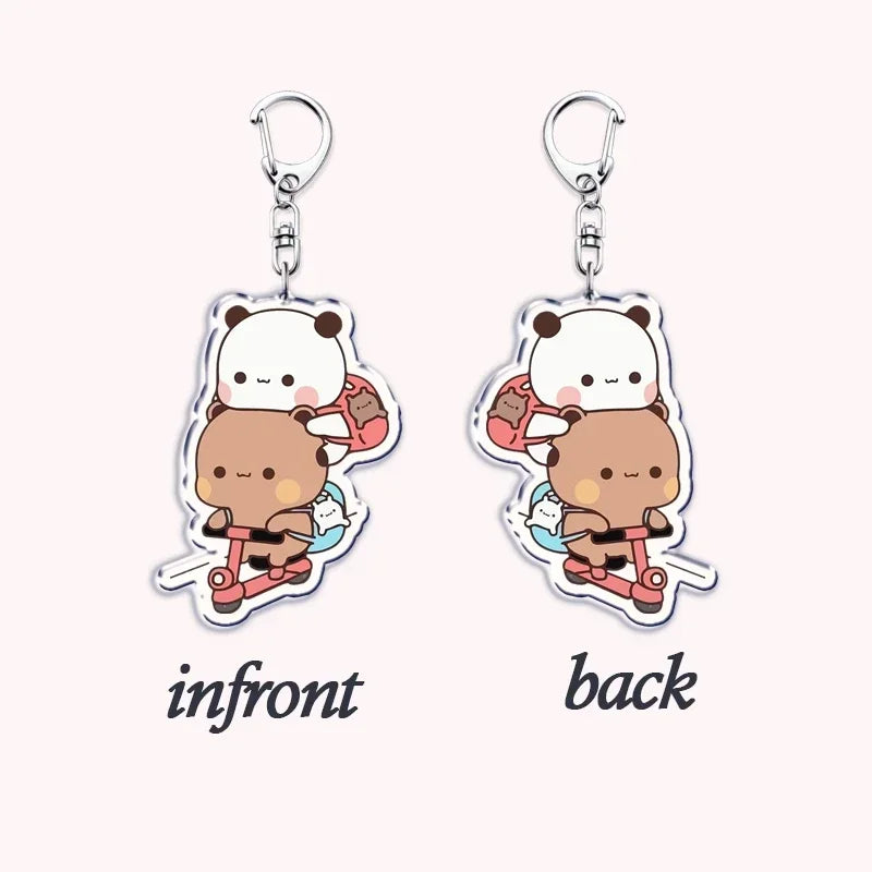Bubu & Dudu Keychain – Cute Panda Bear Charm