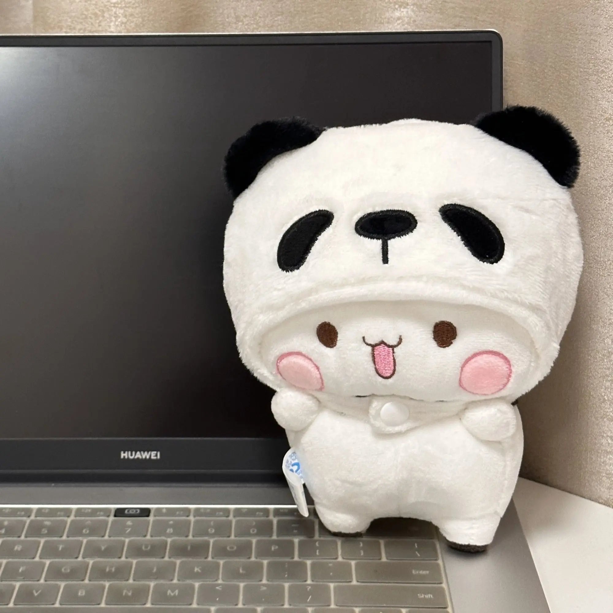 Bubu & Dudu Dress-Up Plush Toy – Kawaii Panda Bear with Hat