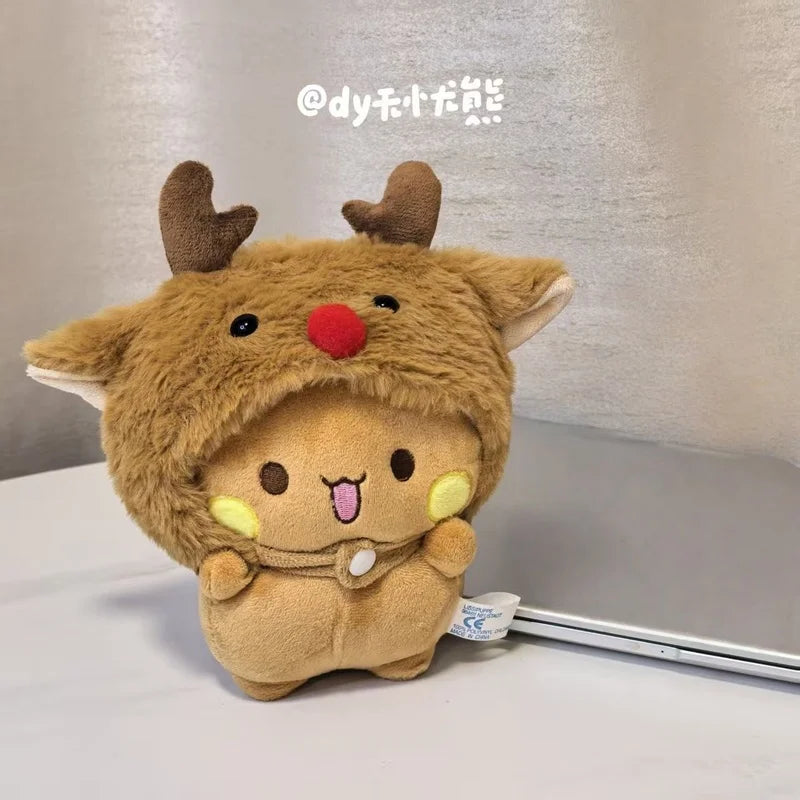 Bubu & Dudu Dress-Up Plush Toy – Kawaii Panda Bear with Hat