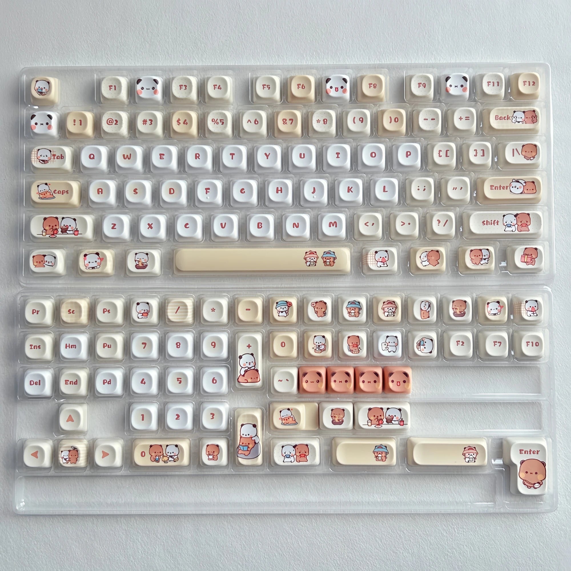 Kawaii Bubu Dudu Keycap Set