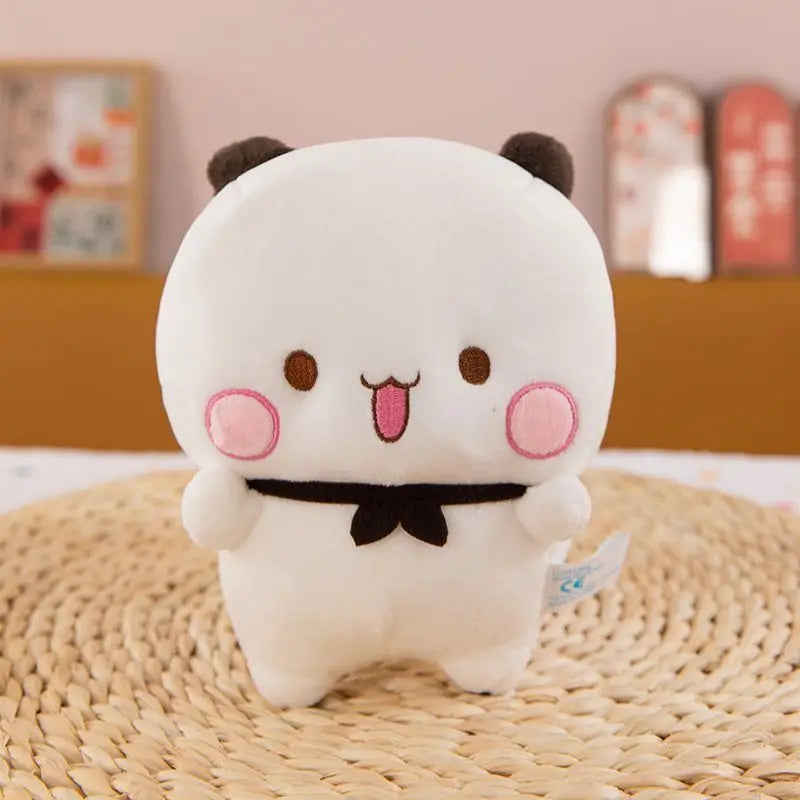 Bubu & Dudu Dress-Up Plush Toy – Kawaii Panda Bear with Hat