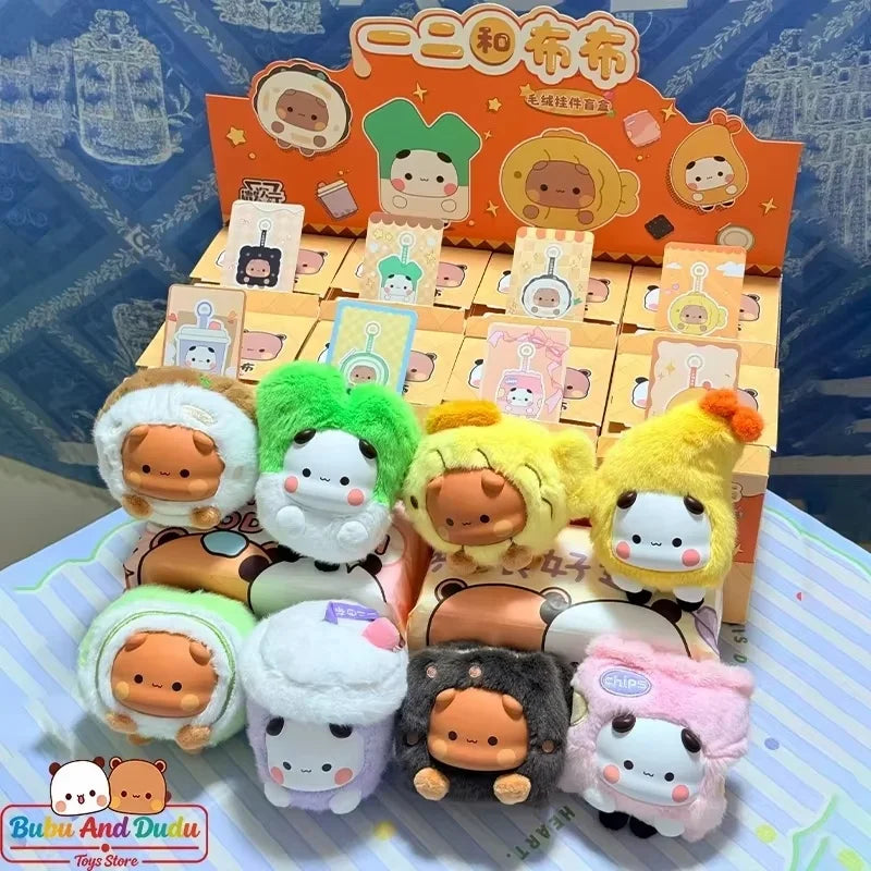 Bubu & Dudu Blind Box Plush Pendant – Surprise Kawaii Keychain