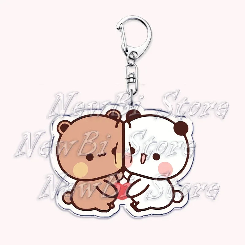 Bubu & Dudu Keychain – Cute Panda Bear Charm