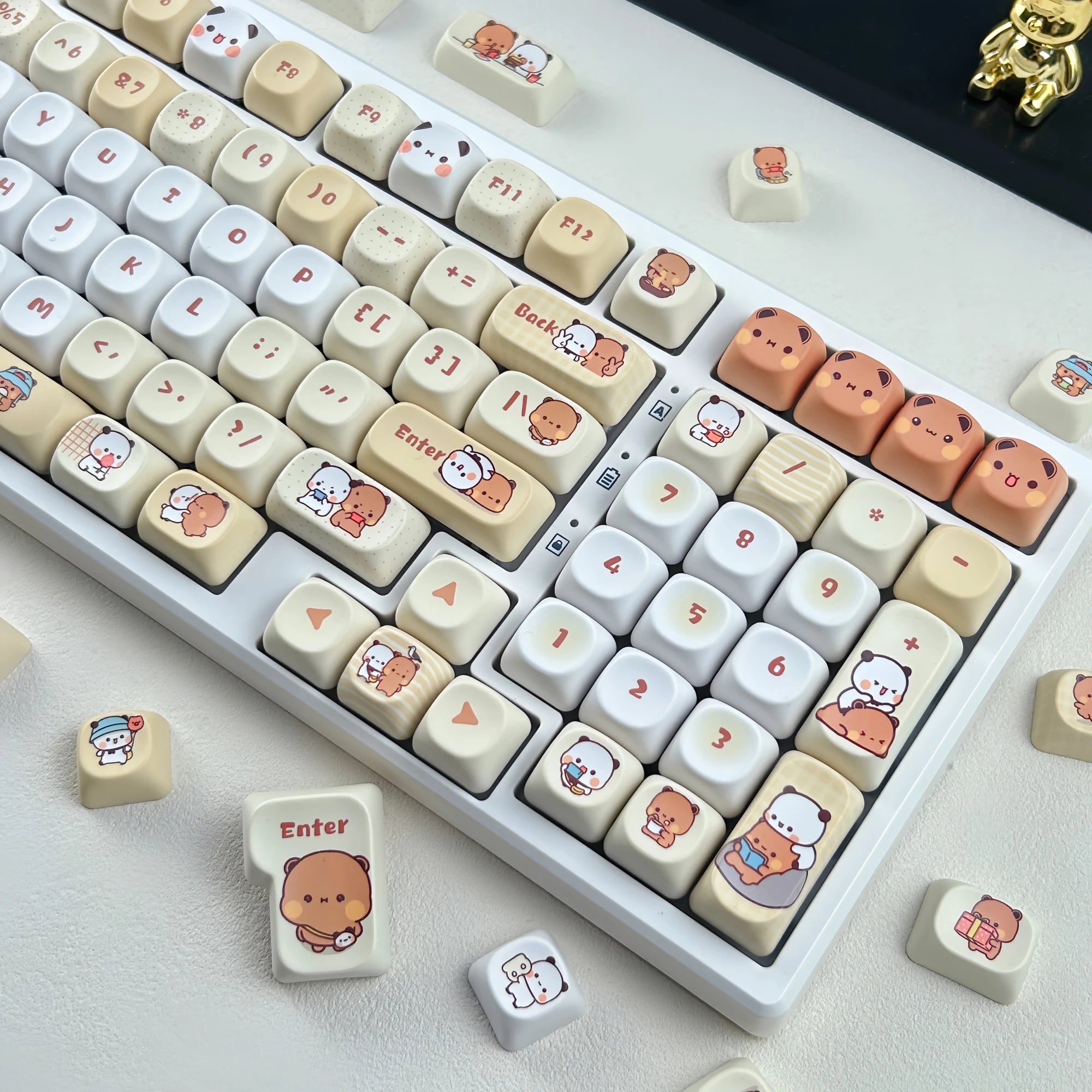 Kawaii Bubu Dudu Keycap Set