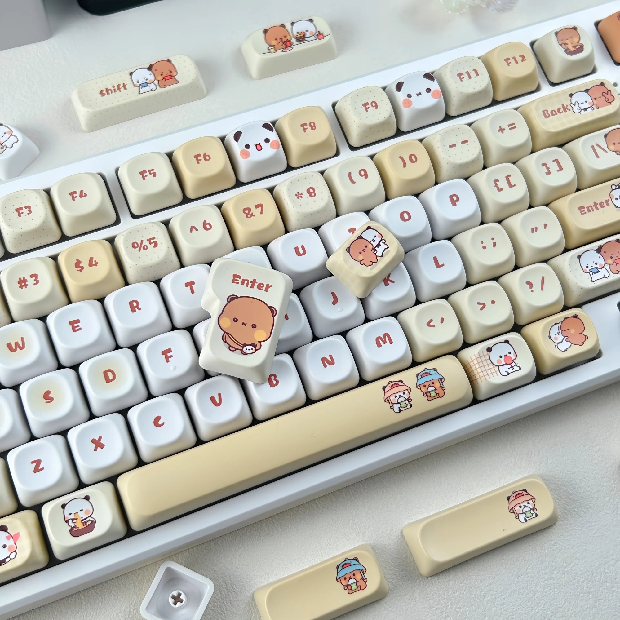 Kawaii Bubu Dudu Keycap Set
