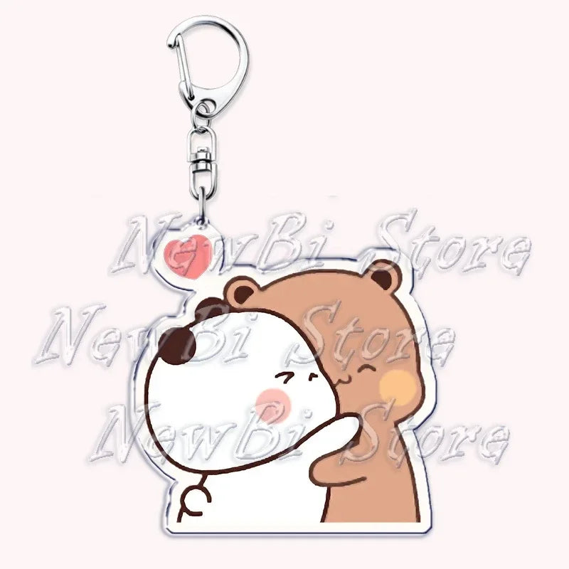 Bubu & Dudu Keychain – Cute Panda Bear Charm