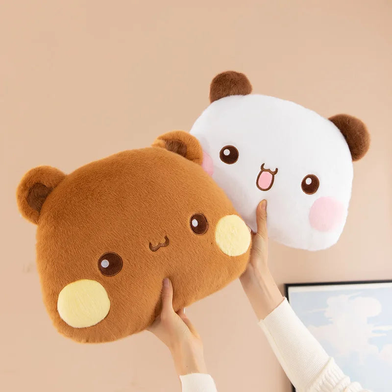 Bubu & Dudu Plush Pillow – Cute Panda Bear Stuffed Cushion