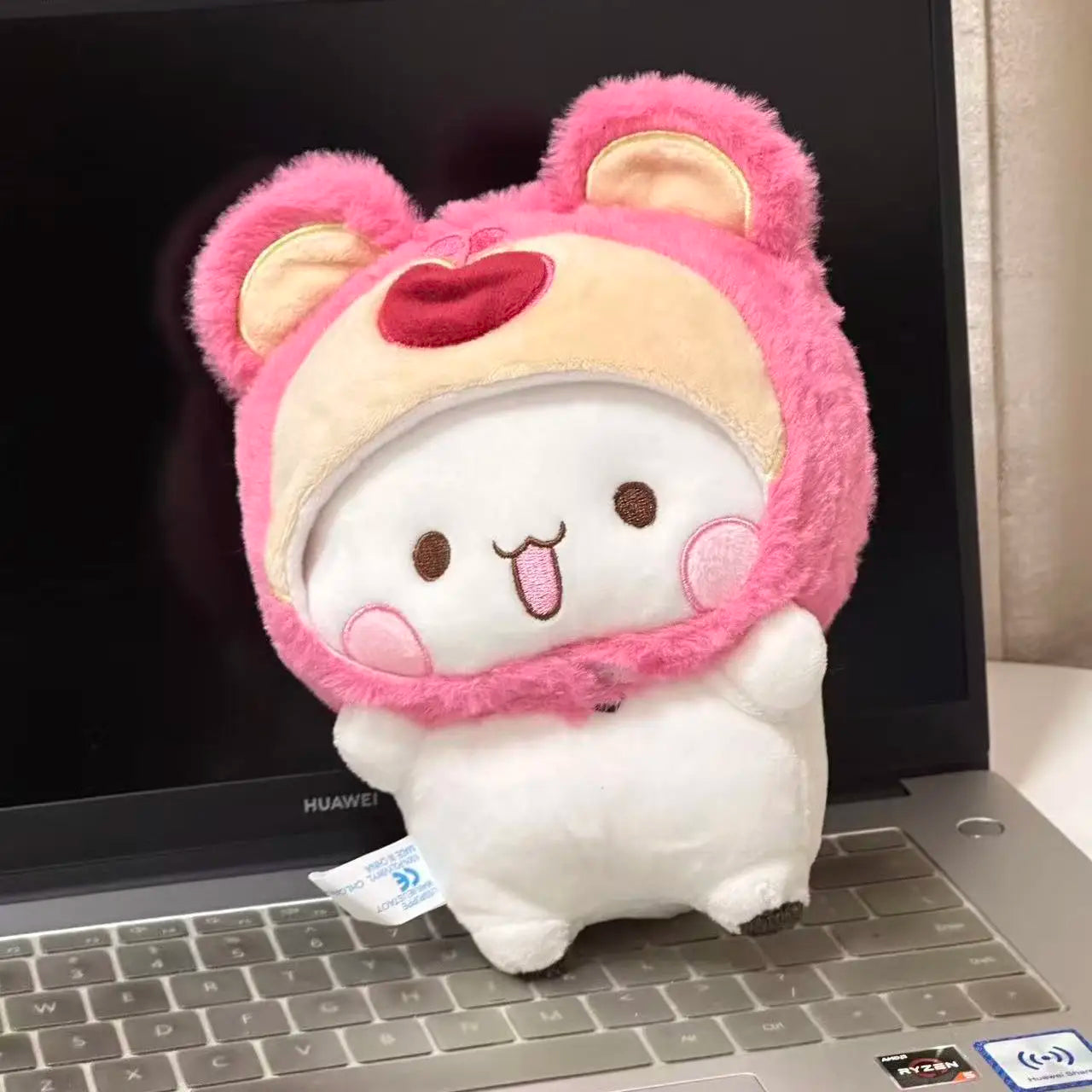 Bubu & Dudu Dress-Up Plush Toy – Kawaii Panda Bear with Hat
