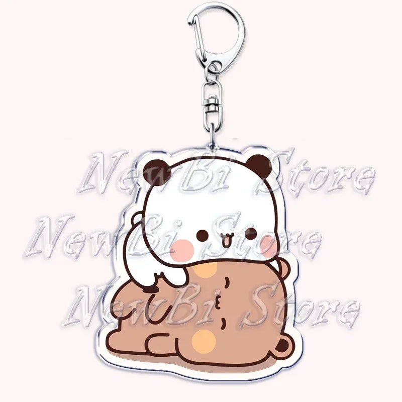 Bubu & Dudu Keychain – Cute Panda Bear Charm