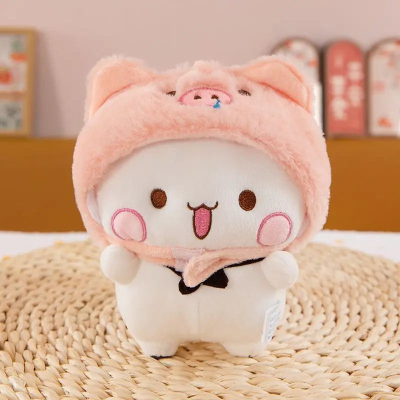 Bubu & Dudu Dress-Up Plush Toy – Kawaii Panda Bear with Hat