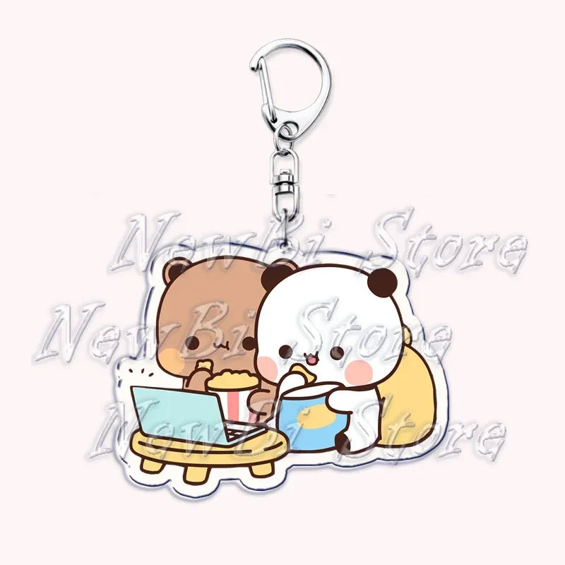 Bubu & Dudu Keychain – Cute Panda Bear Charm