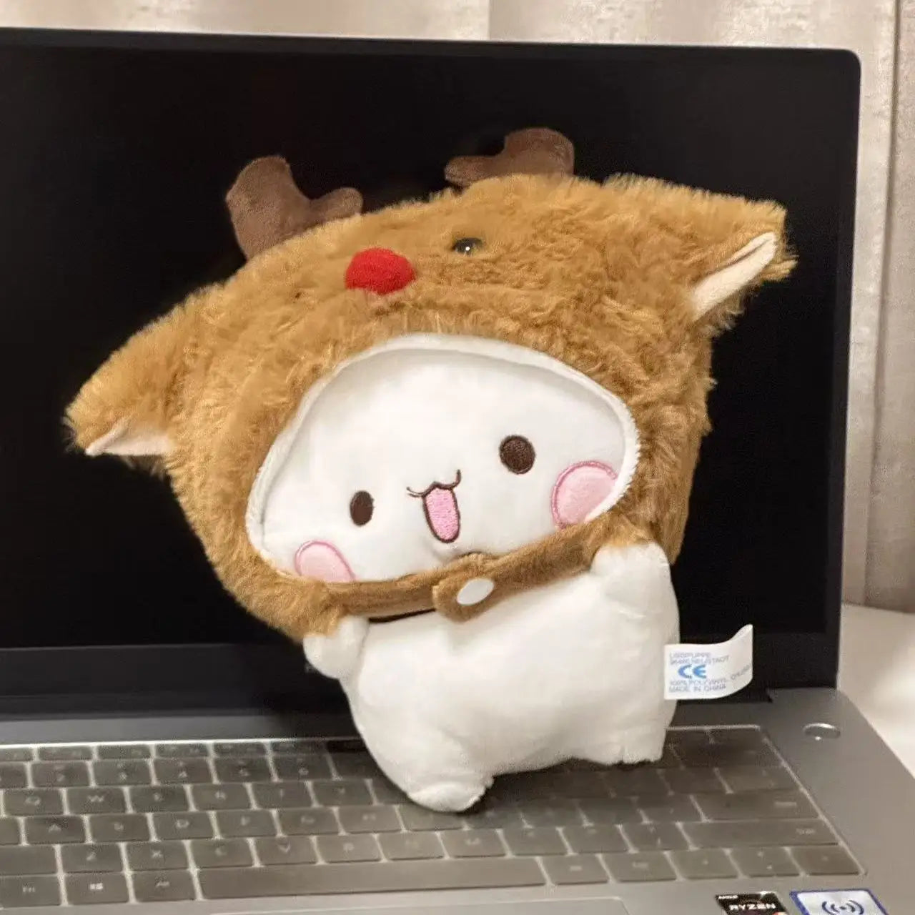Bubu & Dudu Dress-Up Plush Toy – Kawaii Panda Bear with Hat