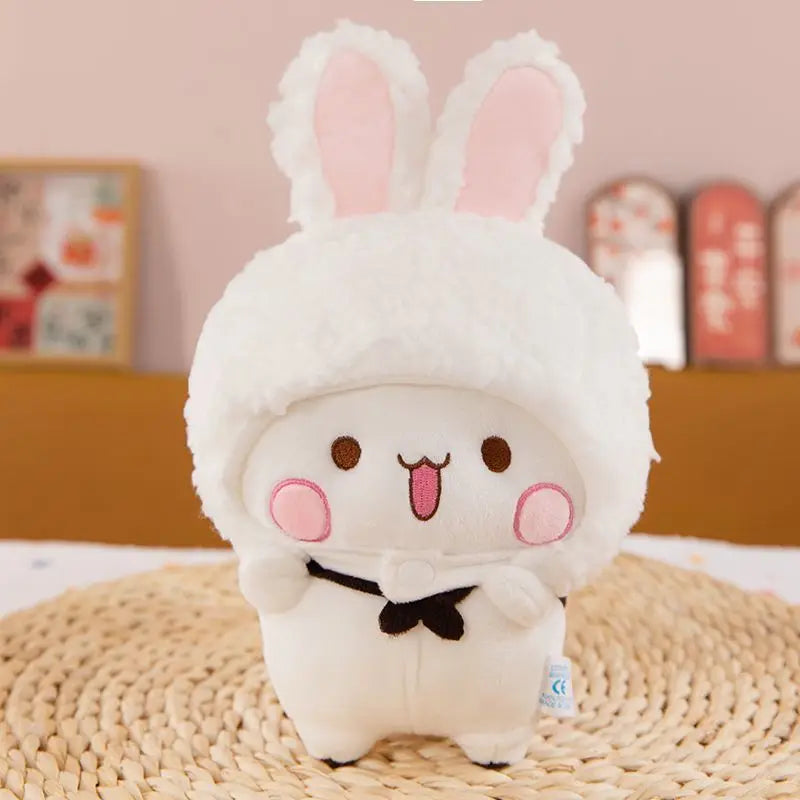 Bubu & Dudu Dress-Up Plush Toy – Kawaii Panda Bear with Hat