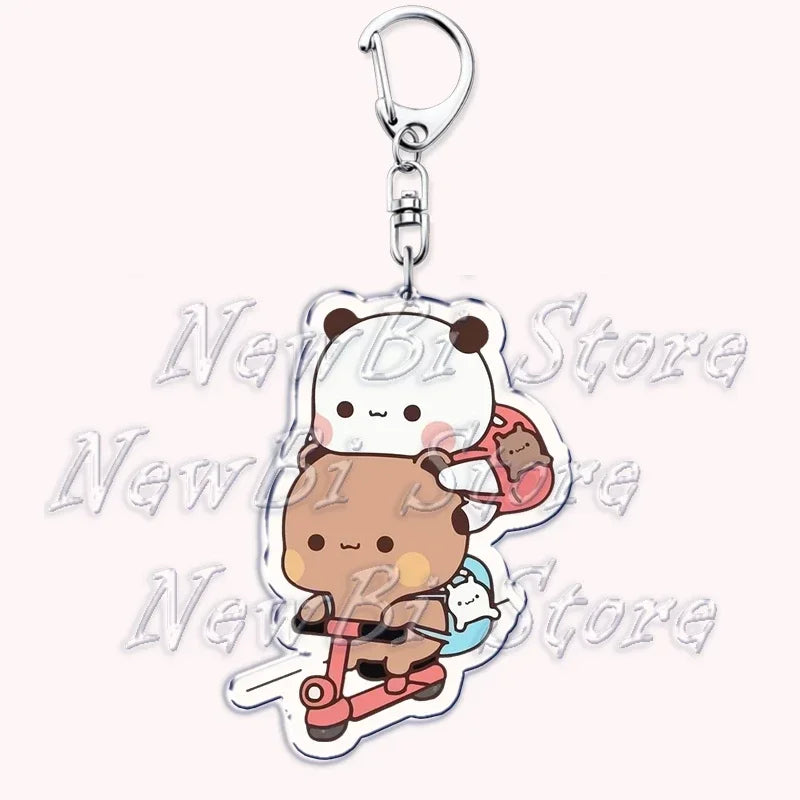 Bubu & Dudu Keychain – Cute Panda Bear Charm