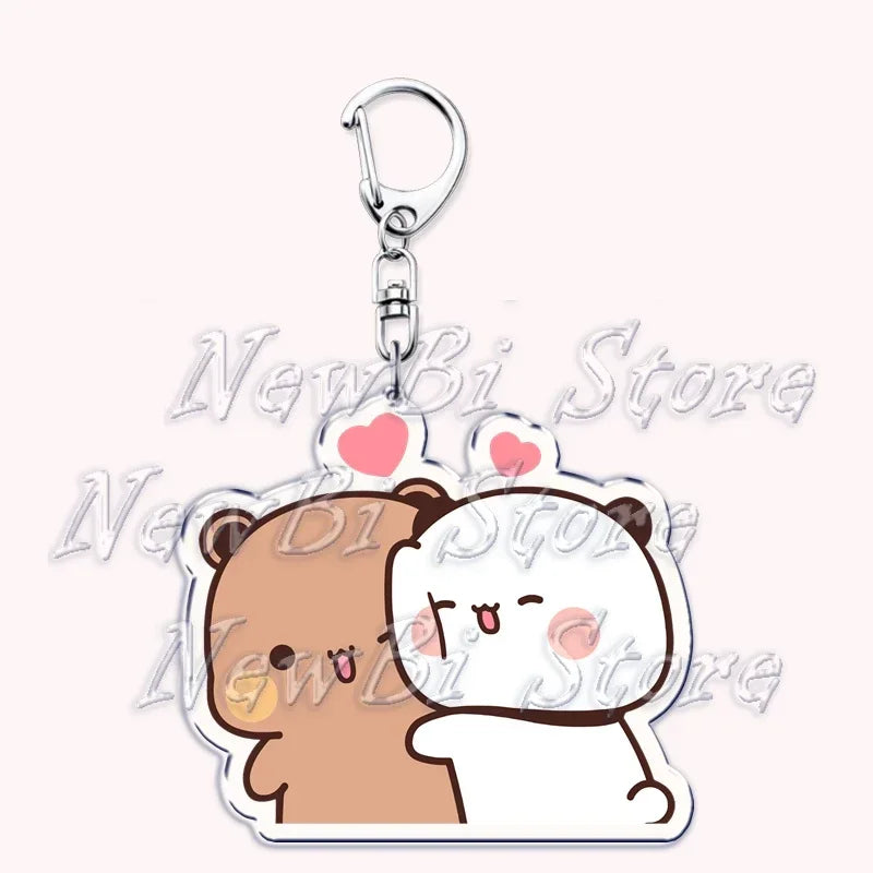 Bubu & Dudu Keychain – Cute Panda Bear Charm