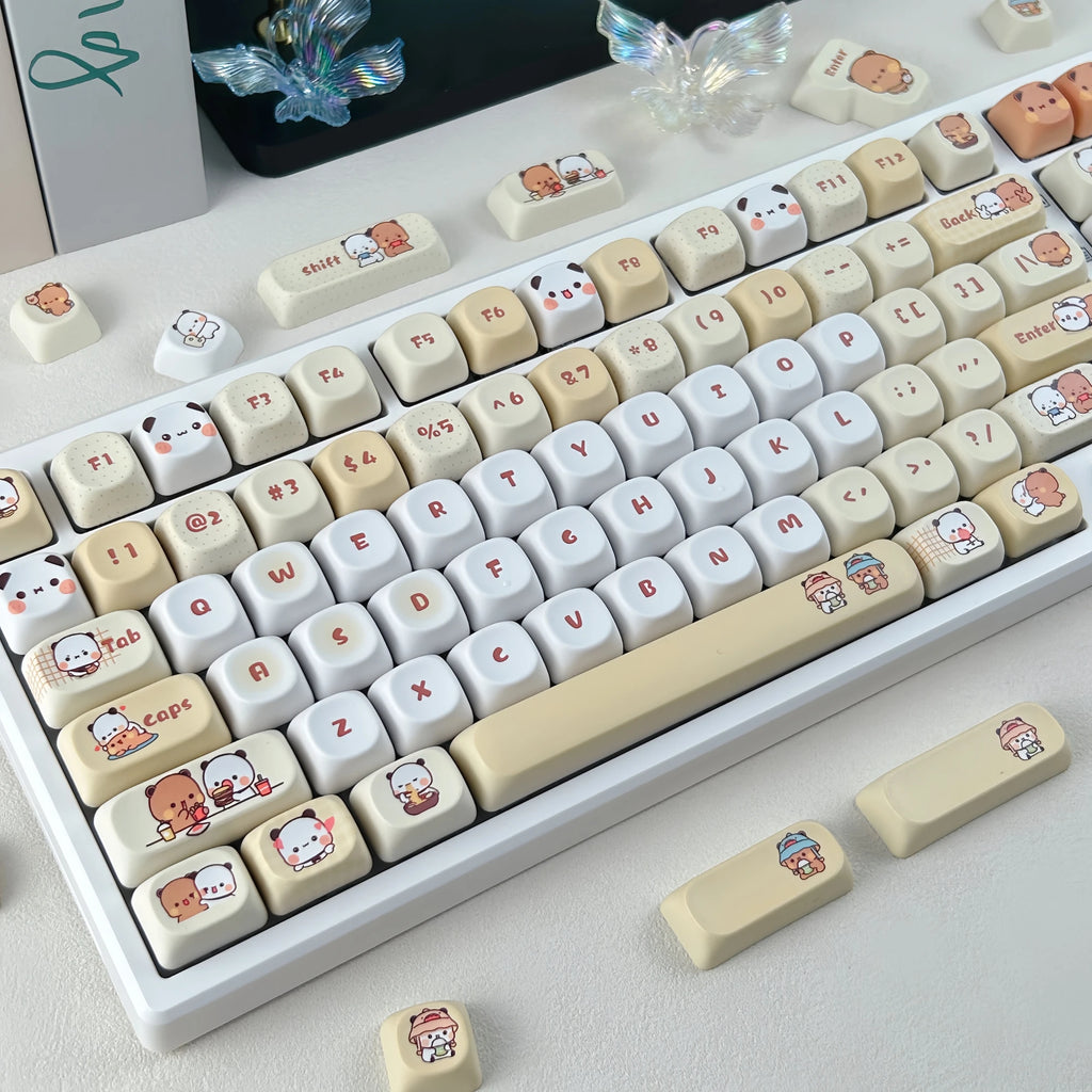 Kawaii Bubu Dudu Keycap Set