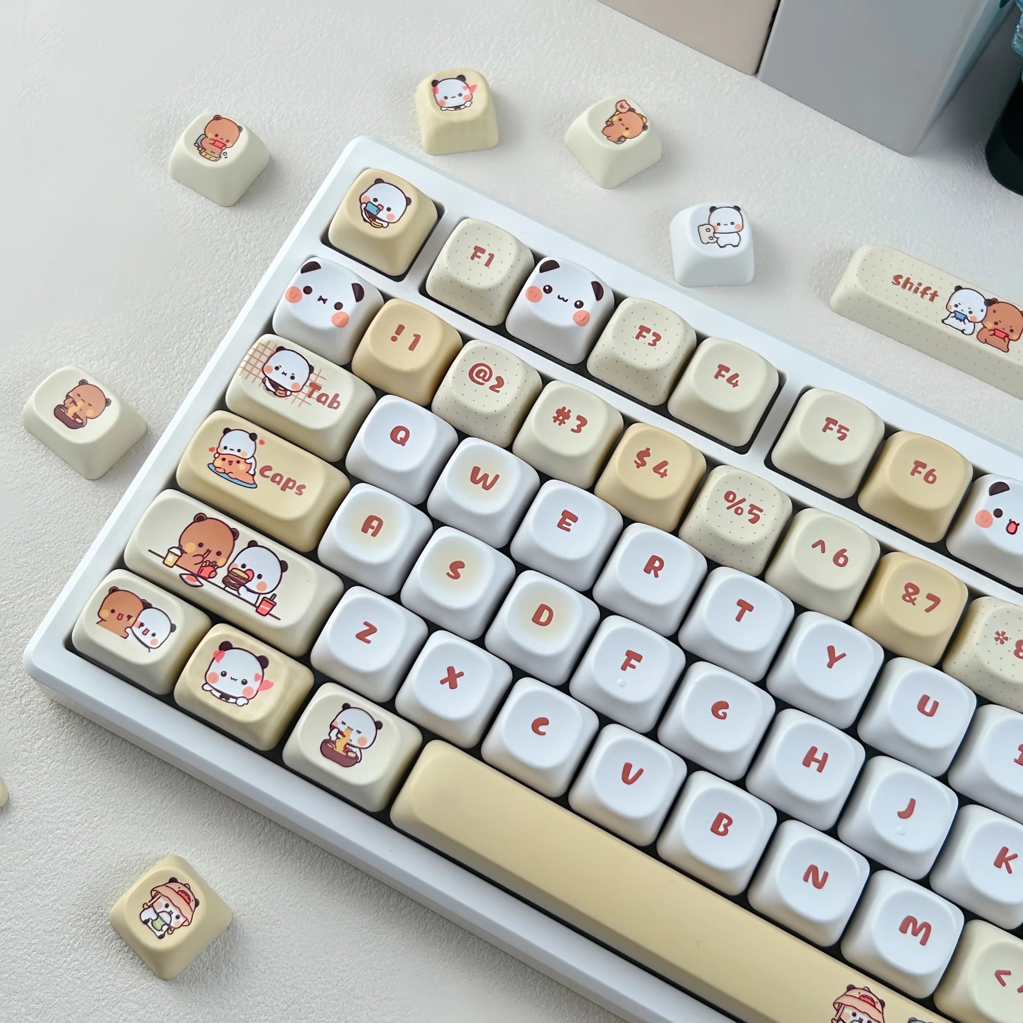 Kawaii Bubu Dudu Keycap Set